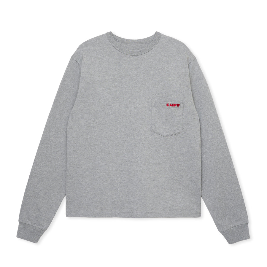 KAIFU BREW LONG SLEEVE Gray - 1