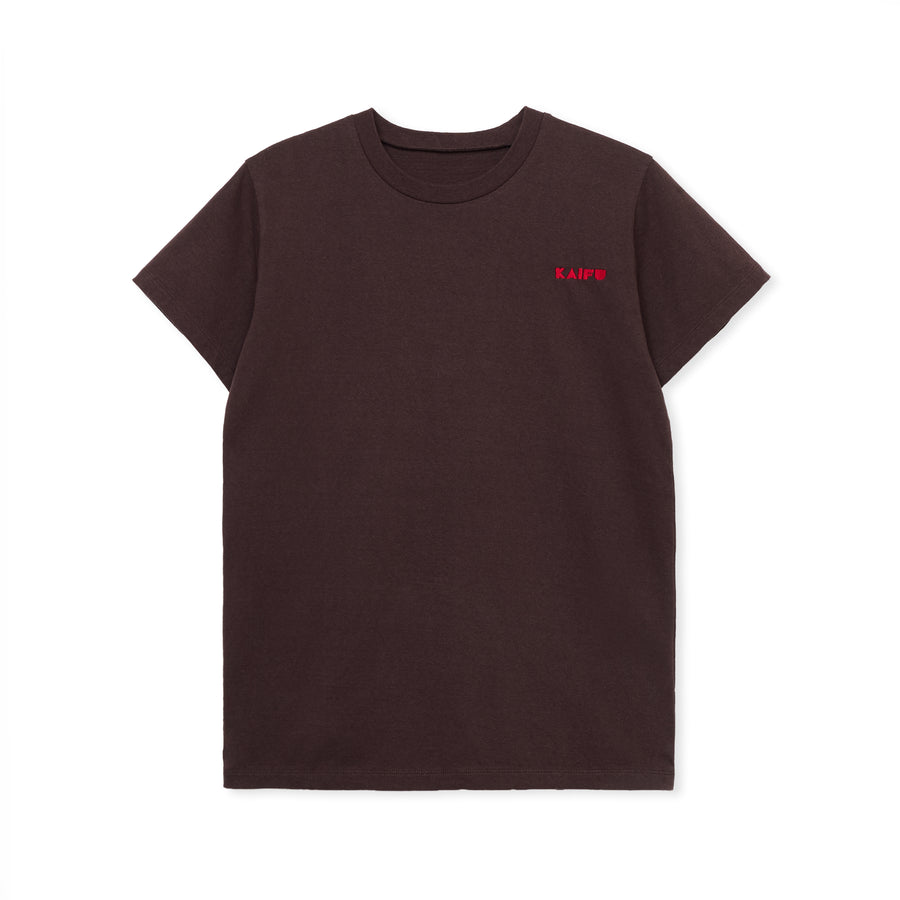 KAIFU BREW T-shirt / BROWN