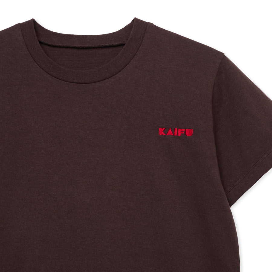 KAIFU BREW T-shirt / BROWN